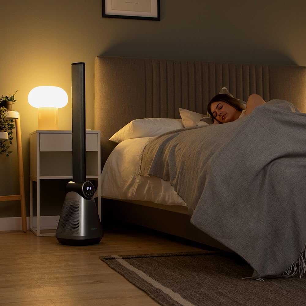 Ventilateur Colonne Sans Pale Shark TurboBlade TF200SEU - Carbone