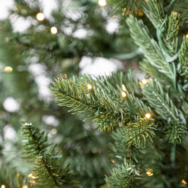 Sapin de Noël Artificiel Pré-Éclairé – 1 500 LED Blanc Chaud