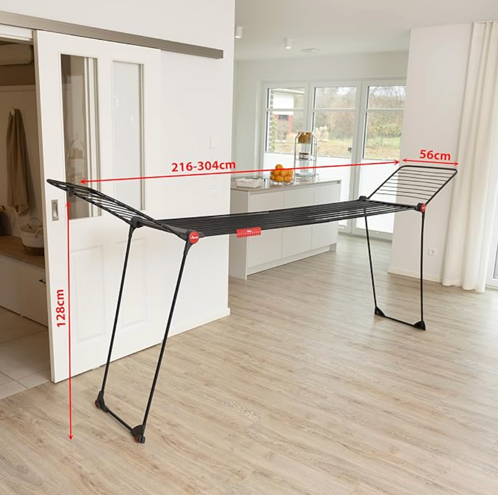 Vileda Infinity Flex Ultimate – Séchoir Télescopique de Grande Capacité