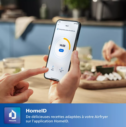 PHILIPS Airfryer Série 3000 Double bac 9L