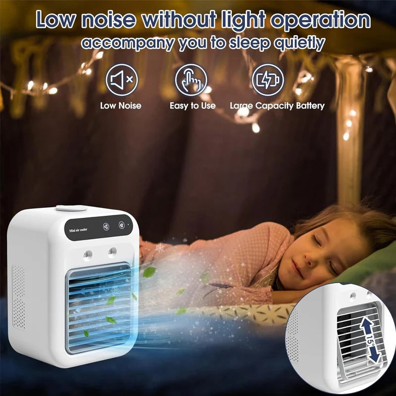 Climatiseur Mini Portable avec Fonction de Refroidissement et d' Humidification